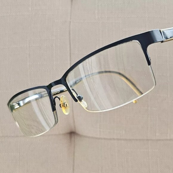 Carrera Men Eyeglasses Frame Black Half Rim Glasses Frame 55[]18 135 Eyewear - Picture 1 of 13